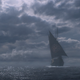 The sky in this image is a matte painting